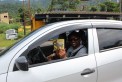 Os motoristas entraram no clima da Campanha